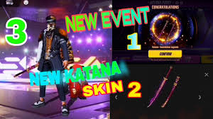 Free fire new events , update and elite pass free fire. Today New Event Katana Party Free Fire Today Event Total Diamond Spend New Event I Got Katana Youtube