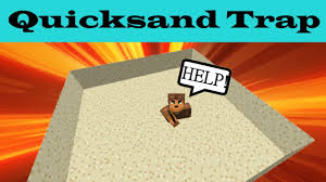 Prison secret escape in minecraft! How To Make A Quicksand Trap In Minecraft 1 16 5 No Commands Needed Youtube