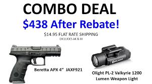 Beretta Apx Olight Pl 2 Valkyrie 1200 Lumen Light 438 With Rebate S H 14 95 Gun Deals