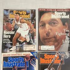 Lot Of 6 NCAA Basketball Vtg Sports Illustrated 92 93 Magazines