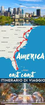 America East Coast Trip Itinerario Da New York A Miami Mytripmap Crociera Ai Caraibi Viaggio America