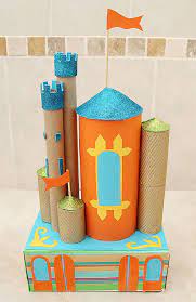 Manualidades Con Carton Castillos De Juguete Manualidades Infantiles Manualidades Manualidades Faciles