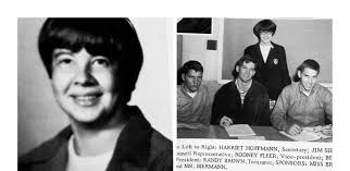 Late 60's FTA club officers L-R Harriet Hoffman (individual) , Jim Sieve ,  Rod Fleer, Beth Gehlert and Randy Brown.