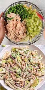 Creamy Tuna Pasta Salad In 2020 Creamy Tuna Pasta Tuna Salad Pasta Health Dinner Recipes