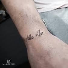 That's why sometimes quote tattoo is a perfect choice. German Phrase Tattoo By Adam Howard Of Marked One Tattoo German Tattoo Phrase Tattoos Tattoos