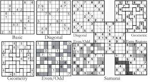 1 or 2 classic sudoku puzzles will help you to wake up, make your brain work, and help you to be ready for a productive working day. Variations Of Sudoku Puzzles Download Scientific Diagram