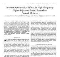 Inverter nonlinearity effects in hign-frequency signal ...
