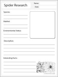 Spider Research Activity Worksheet Click To Download Activities Homeschool Resources Worksheets