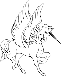 coloriage licorne a imprimer de rose