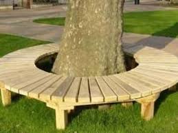 Comment Habiller Un Arbre Avec Un Banc Circulaire Les Tutos Amenagement Jardin Idees Jardin Deco Jardin