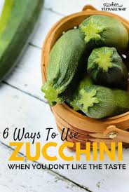 If it leaves a bitter taste in your mouth, the zucchini is bad. 6 Ways To Use Zucchini When You Don T Like The Taste
