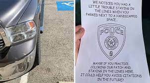 Your kids will increase their vocabulary by learning about different anima. Texas Police Hilariously Educate Bad Parkers By Gifting Coloring Page Encouraging Them To Stay In The Lines Bored Panda