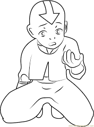 Do you like this video? Nervous Aang Coloring Page For Kids Free Avatar The Last Airbender Printable Coloring Pages Online For Kids Coloringpages101 Com Coloring Pages For Kids