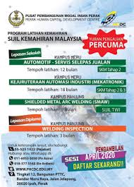 Ada beberapa pilihan tempat untuk anda mengikuti latihan kemahiran berikut adalah senarai latihan kemahiran lepasan spm : Perak Human Capital Development Centre Phcdc Pusat Pembangunan Modal Insan Perak Menawarkan Peluang Kepada Belia Dan Pelajar Lepasan Spm Pmr Untuk Mengikuti Latihan Kemahiran Industri Yuran Program Dibiayai 100 Untuk Pelajar