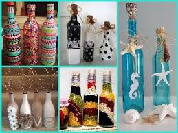 Kcl Turn Your Empty Wine And Beer Bottles Into Craft Projects Youtube Bottles Decoration Cheap Diy Home Decor Room Diy