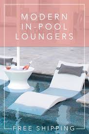Why Settle For A Poolside Lounger When You Could Own A Lounger For Your Pool Boxhill Is Thrilled To Offer O Pool Furniture Outdoor Pool Furniture Modern Pools