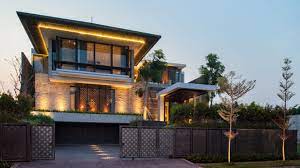 Rumah modern minimalis 200m2 tropis. 33 Ide Rumah Tropis Modern Terbaik Di 2021 Rumah Tropis Modern Tropis