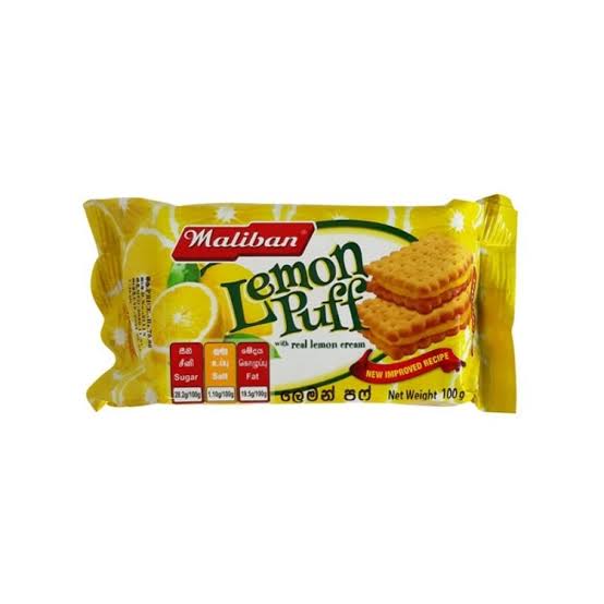 Maliban lemon puff 100g
