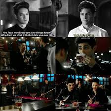 Shadowhunters 2x06 Iron Sisters Magnus And Alec Shadowhunters Shadowhunters Tv Show To The Bone Movie