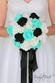 Veta Collection 2017704 30 95 Teal Wedding Flowers Black Wedding Flowers Wedding Bridal Bouquets