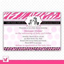 Zebra Baby Shower Invitation Card Leopard Jungle Safari Etsy Zebra Baby Shower Invitations Giraffe Baby Shower Invitations Baby Shower Invitations