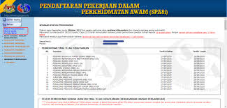 Ia merupakan sistem online di bawah suruhanjaya perkhidmatan awam malaysia (spa) untuk membolehkan individu membuat permohonan jawatan bagi memasuki skim perkhidmatan awam. Cara Daftar Spa Suruhanjaya Perkhidmatan Awam