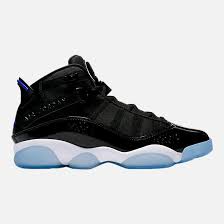 Jordan 6 Rings Black And Blue Men S Air Jordan 6 Rings Basketball Shoes Sneakers Adidas Basketball Shoes Basketball Shoes