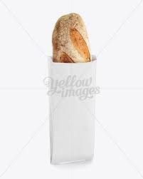 Download White Paper Bakery Bag Mockup In Bag Sack Mockups On Yellow Images Object Mockups