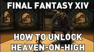 Make sure that you have already talked to enie about scrip exchange (x: Ffxiv How To Unlock Heaven On High From Xiv Dev Blog Youtube