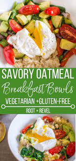 Savory Oatmeal Breakfast Bowls Recipe Savory Oatmeal Healthy Breakfast Recipes Breakfast Bowls