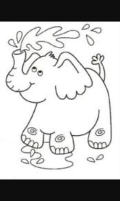 Fil Boyama Boyama Sayfalari Boyama Kitaplari Sulu Boya