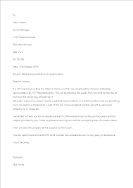 Just make sure you're being sincere, or such a reference will look like flattery. Medical Representative Resignation Letter Templates At Allbusinesstemplates Com