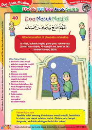 Ebook 101 Doa Anak Saleh Doa Masuk Masjid 42 Ebook Anak