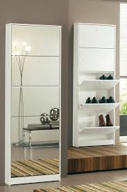 Shoe Cabinet With Mirror For More Shine In The Apartment Decoration Gram Platzsparende Mobel Schuhschrank Ikea Garderoben Ideen