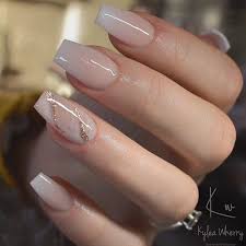 Natural Coffin Nail Art Designs Ideas Are So Perfect For 2019 Hope They Can Inspire You And Read The Artic Romantic Nails Coffin Nails Designs Bridal Nail Art