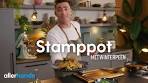 Stamppot met winterpeen, kimchi en speklapjes | Hugo ... - YouTube