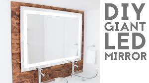 Led light vanity mirror diy. Diy Led Framed Mirror Modern Builds Ep 74 Youtube