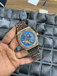 Rolex Saat Erkek Saat Replika Saat Imitasyon Saat Audemars Piguet Mavi Iskelet