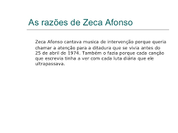 Aprenda a tocar a cifra de conselho (almir guineto) no cifra club. Zeca Afonso