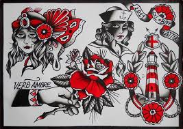 Red And Black American Traditional Tattoo Traditional Tattoo Flash Black And Red Traditional Tattoo Traditional Tattoo Sleeve Traditional Flash