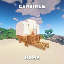 Carriage House Saw This On Reddit But Decided To Make It Into A Home Pretty Basic But Whatever Minecraft Minecraft Designs Minecraft Projects
