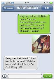 Er wolle nicht im herbst gefragt werden, ob die politik. 9 Lustige Dinge Als Antwort Auf Fremde Sms Watson