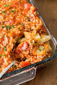 Unstuffed Cabbage Casserole Is The Perfect Way To Enjoy Lazy Cabbage Rolls Ground Beef Pork Amp Rice With Cabbage Casserole Recipes Recipes Cabbage Recipes