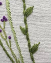 Silk gimp favorite transfer methods for embroidery designs transferring. Satin Stitch Leaves In A Freestyle Embroidery Project