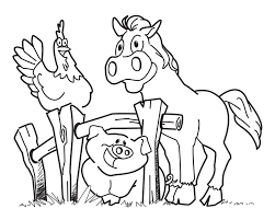Animals coloring pages is a place where you'll find lots of absolutely free printables for children with many different species from five continents. Free Printable Farm Animal Coloring Pages For Kids