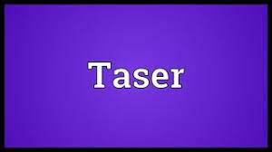 Electroshock weapon used by police. Taser Meaning Youtube