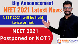 Candidates who are yet to apply for the neet 2021 examination can do so by visiting the official website of the entrance examination at ntaneet.nic.in. Neet 2021 Application Form Exam Date Latest News Neet 2021 Will Be Held Twice Or Not Youtube