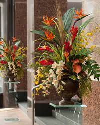 Fast flower delivery · farm fresh arrangements · happiness delivered Lush Tropical Silk Flower Arrangements And Plants At Petals