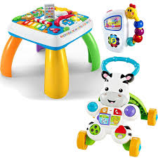 Amazon Com Fisher Price Laugh Learn Around The Town Learning Table Learn With Me Zebra Walker And Baby Einstein Ta Baby Einstein Learning Toys Musical Toys