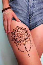 Beautiful Henna Tattoo Designs And Useful Info About It Henna Tattoo Designs Thigh Henna Leg Henna